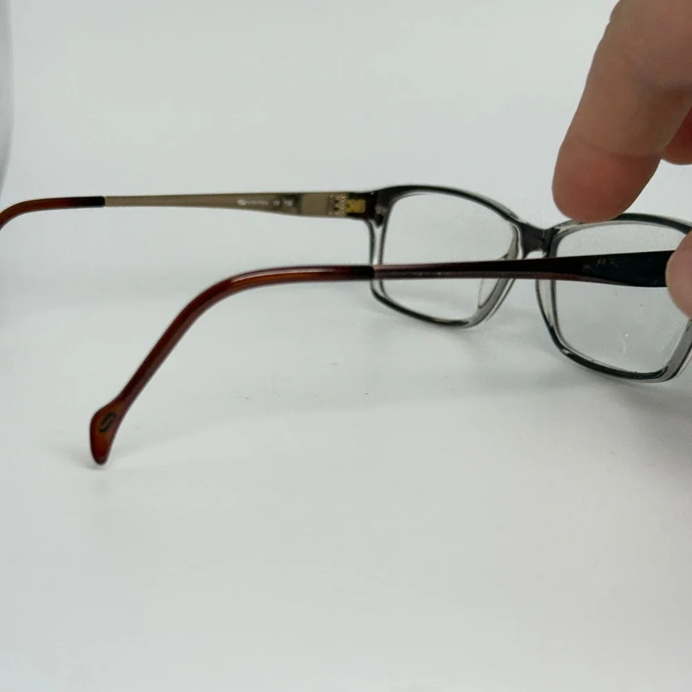 Stepper SI-30033 F180 Titanium Eyeglasses Frames Brown‎ Rectangular 54-14-135